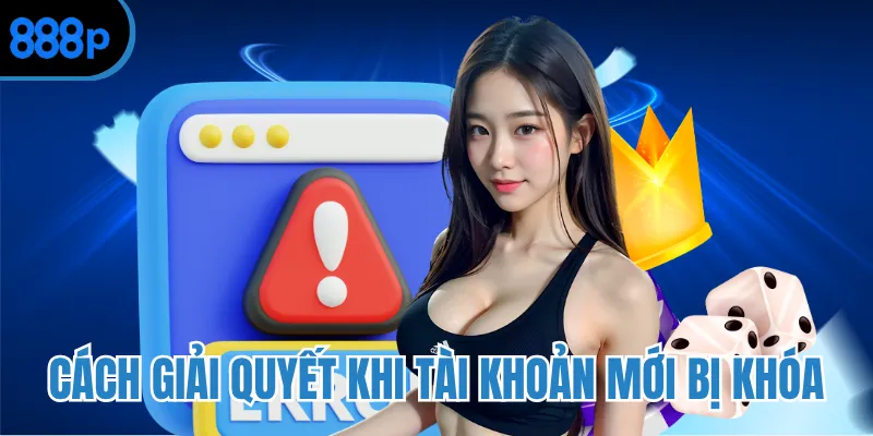 Cách giải quyết khi tài khoản mới bị khóa
